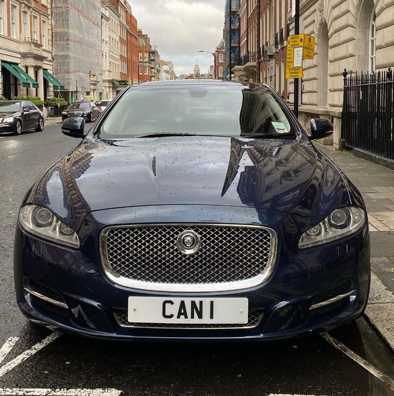 Embassy Diplomatic Flag UK Number Plate of Canada - CAN 1