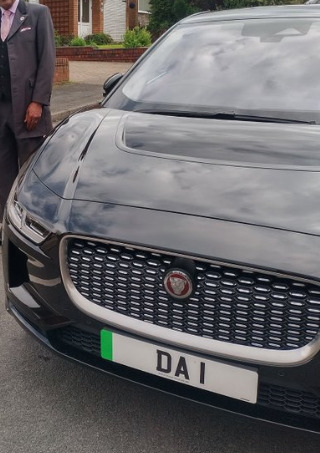 UK Number Plate DA 1