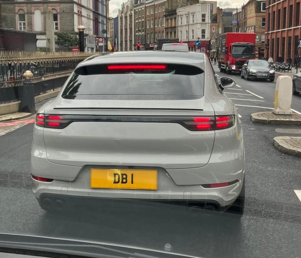 UK Number Plate DB 1