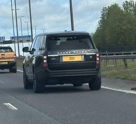 UK Number Plate DD 1