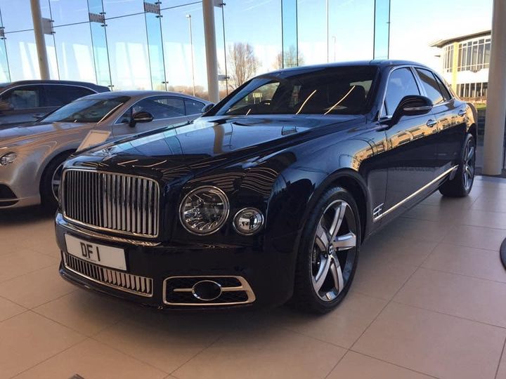 UK Number Plate DF 1
