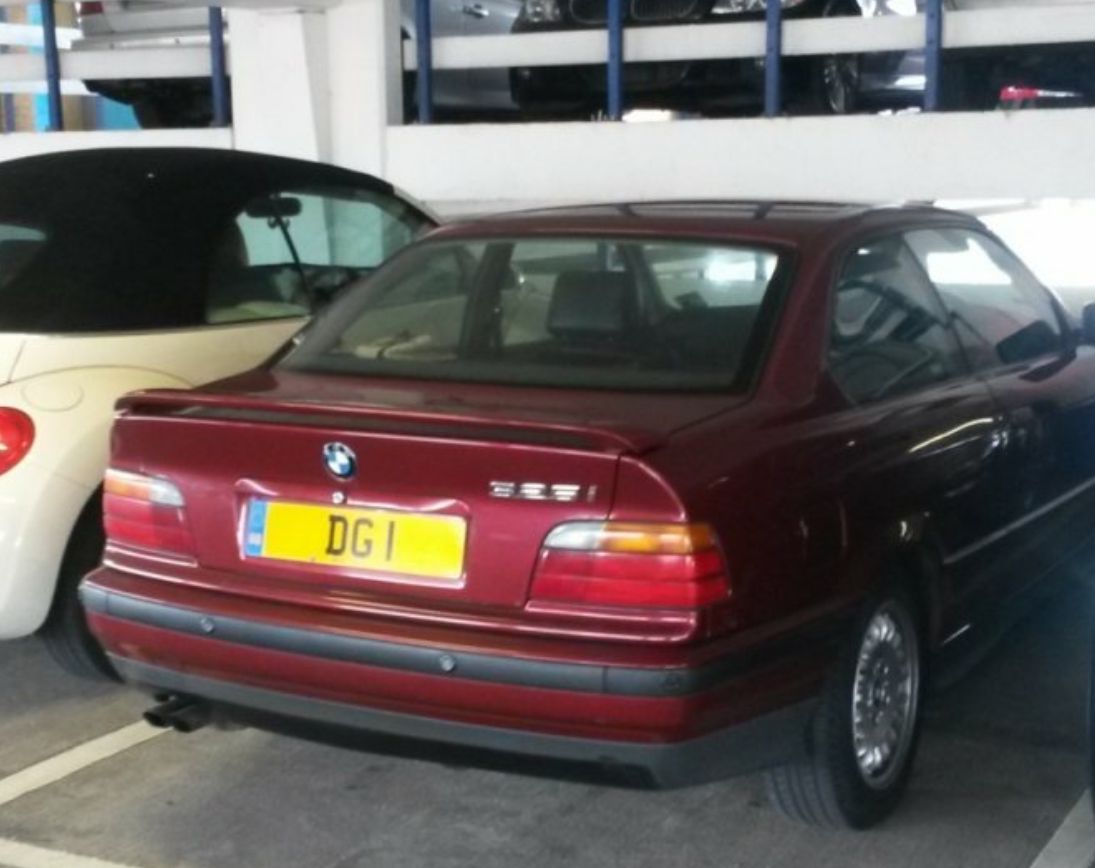 UK Number Plate DG 1