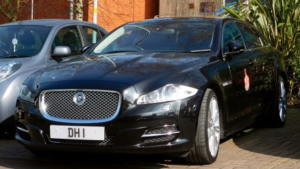 UK Number Plate DH 1