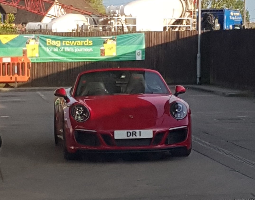 UK Number Plate DR 1