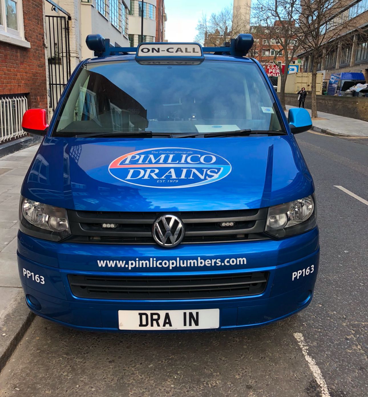 Pimlico Plumbers Number Plate DRA 1N