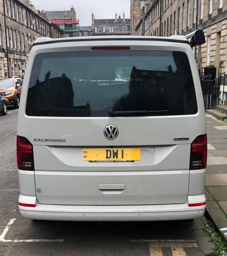 UK Number Plate DW 1