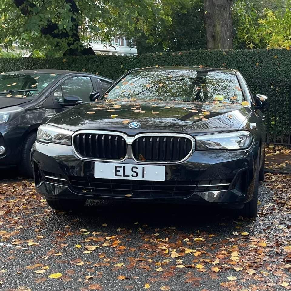 Embassy Diplomatic Flag UK Number Plate of El Salvador - ELS 1