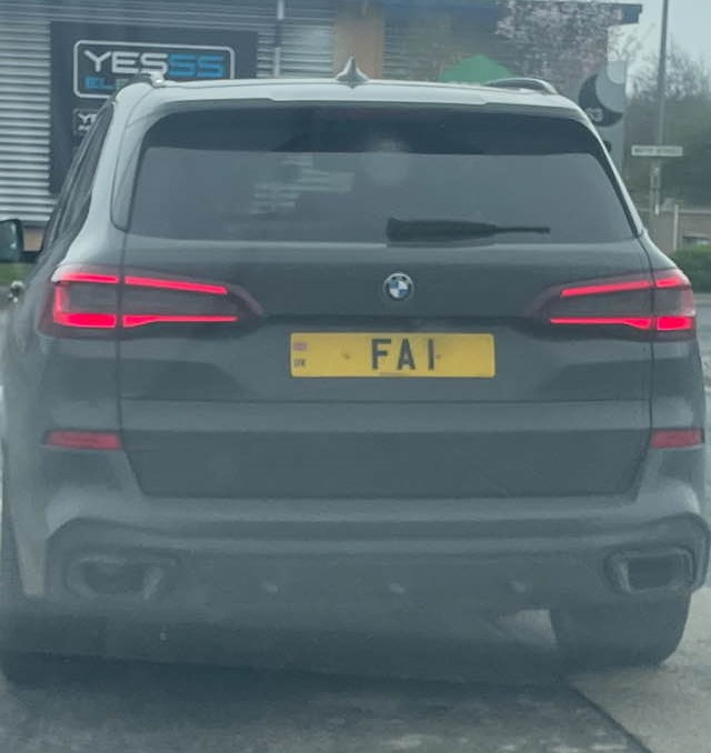 UK Number Plate FA 1