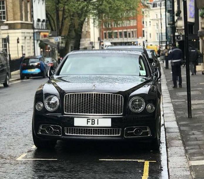 UK Number Plate FB 1