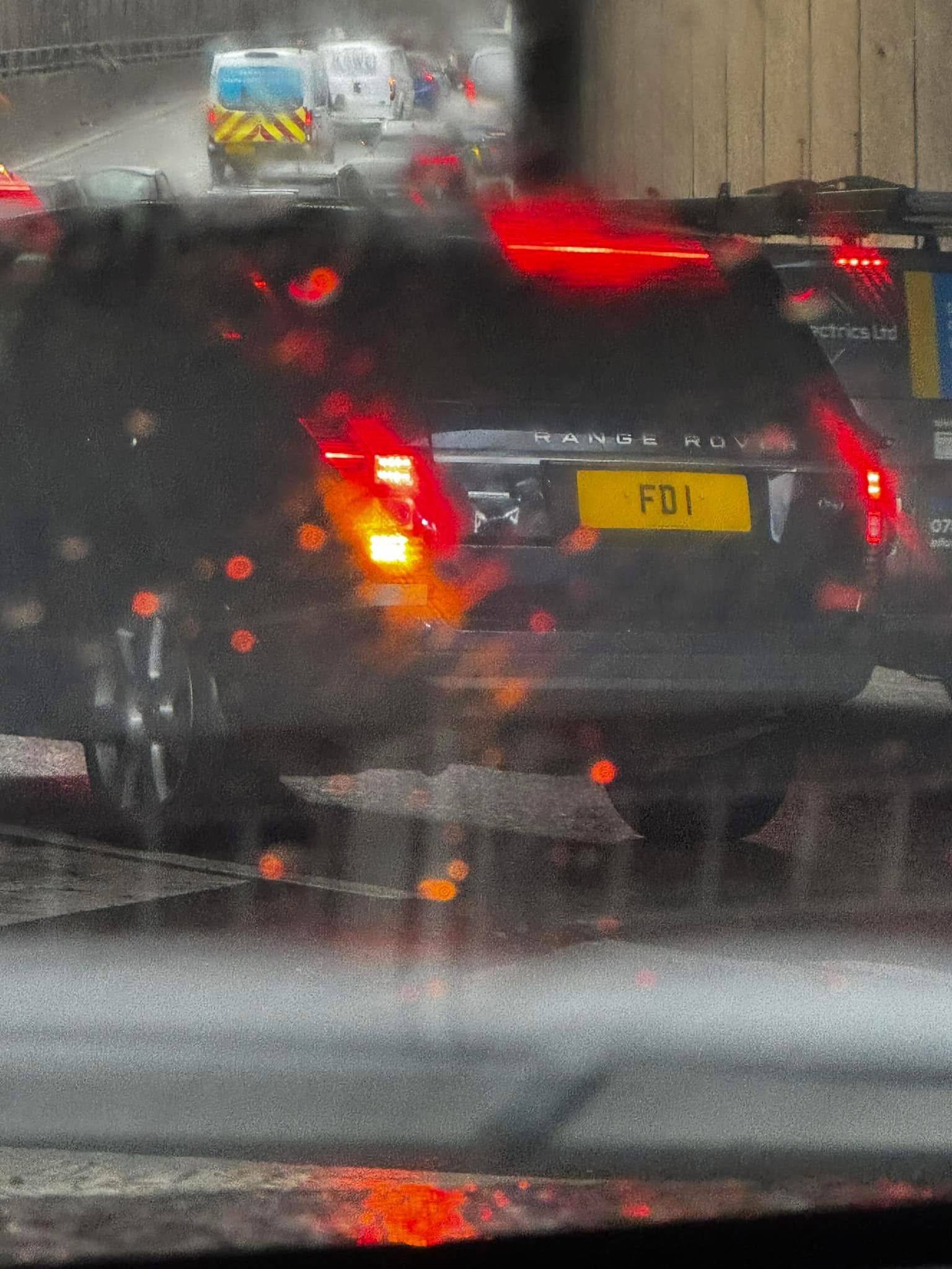 UK Number Plate FD 1