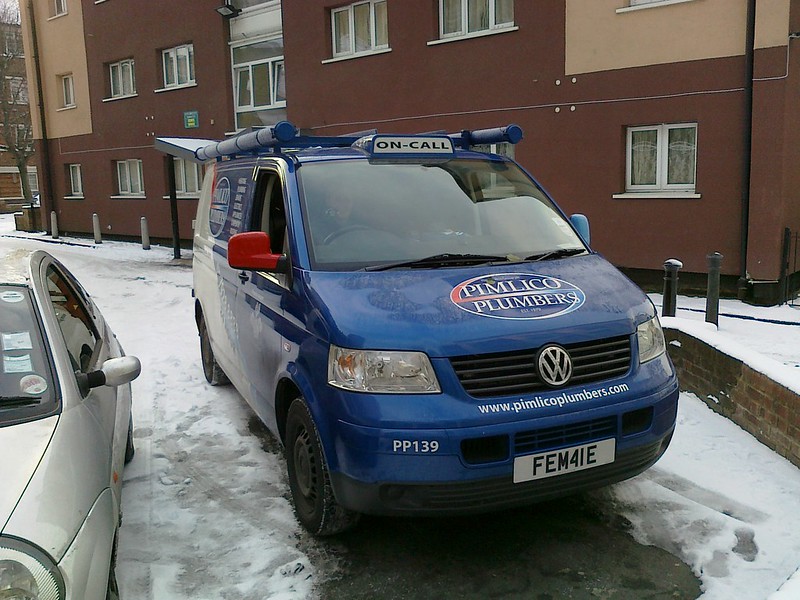 Pimlico Plumbers Number Plate FEM 41E