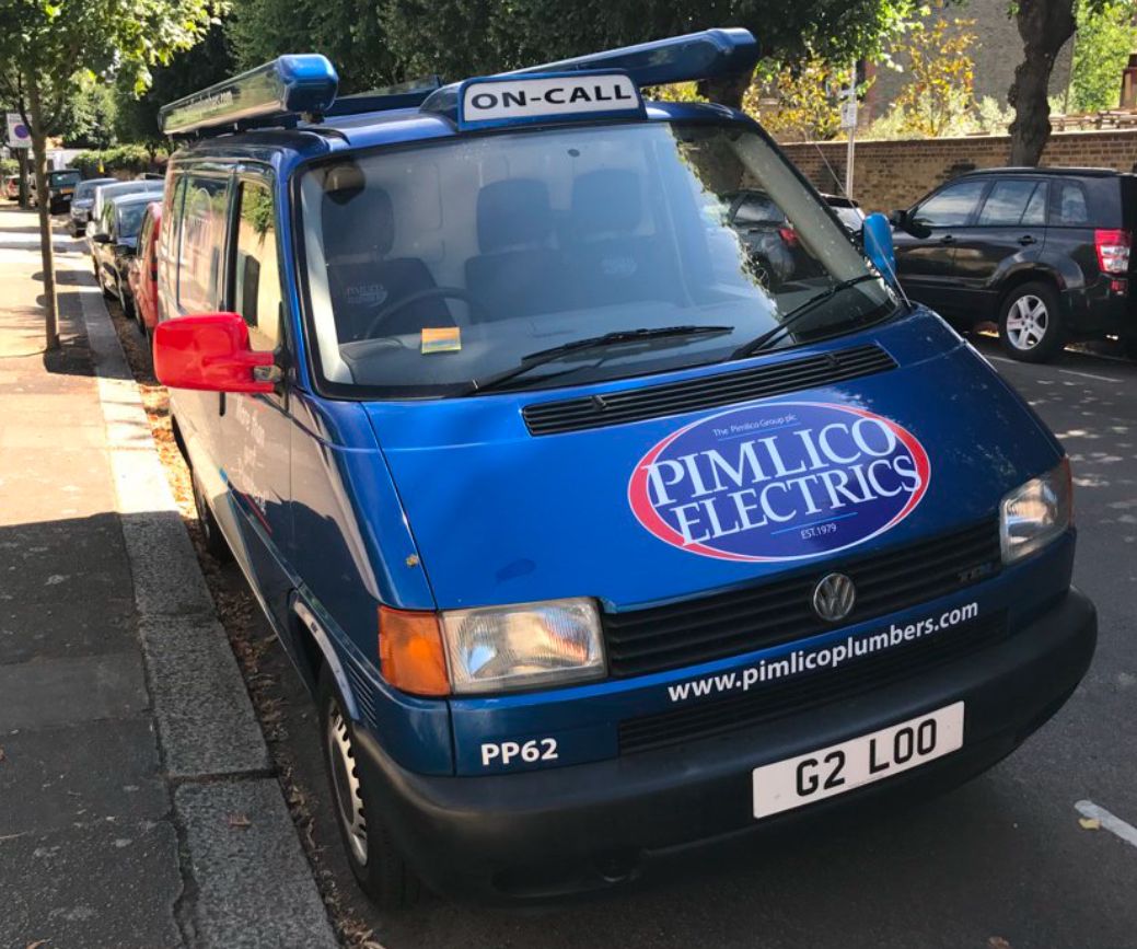 Pimlico Plumbers Number Plate G2 LOO
