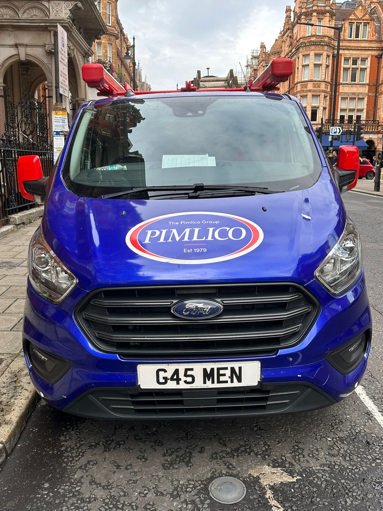 Pimlico Plumbers Number Plate G45 MEN