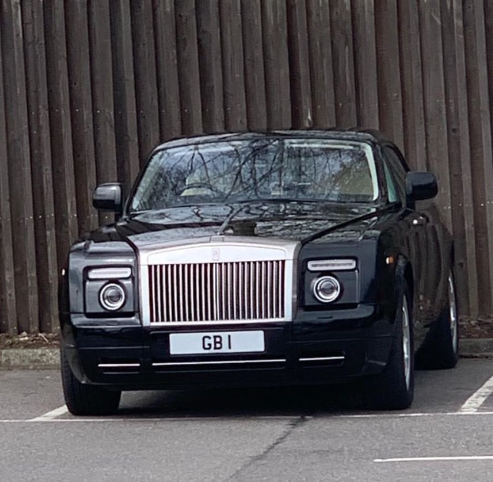 UK Number Plate GB 1