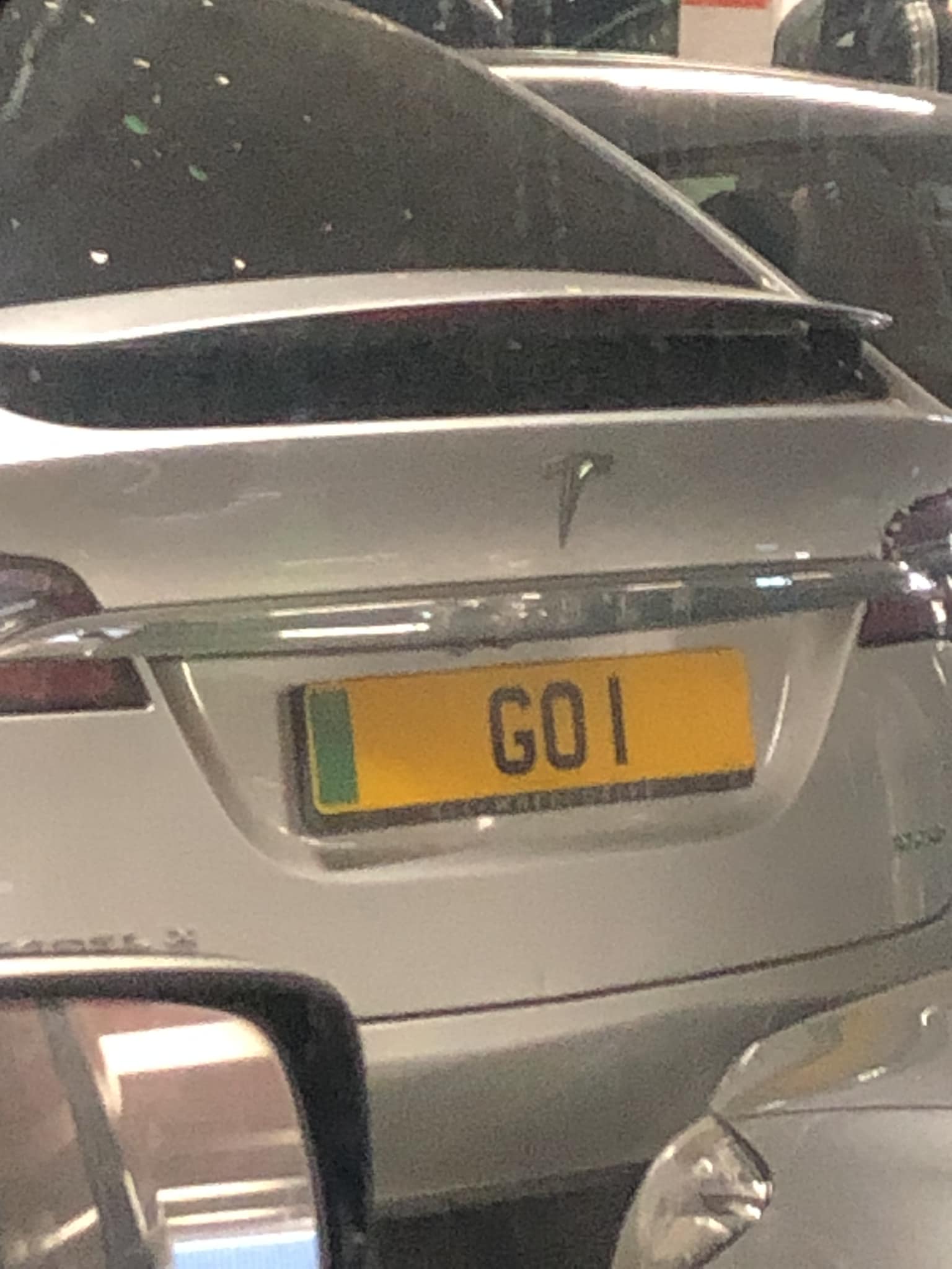 UK Number Plate GO 1 (Image 1)