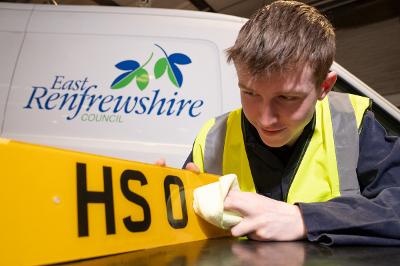 HS 0 - East Renfreshire Council Car Number Plate