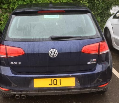Number Plate JO 1