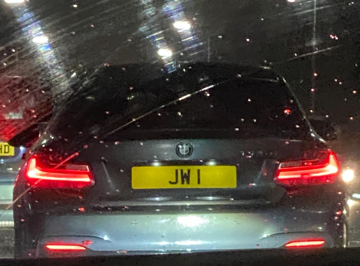 Number Plate JW 1