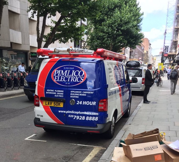 Pimlico Plumbers Number Plate LAV 50K