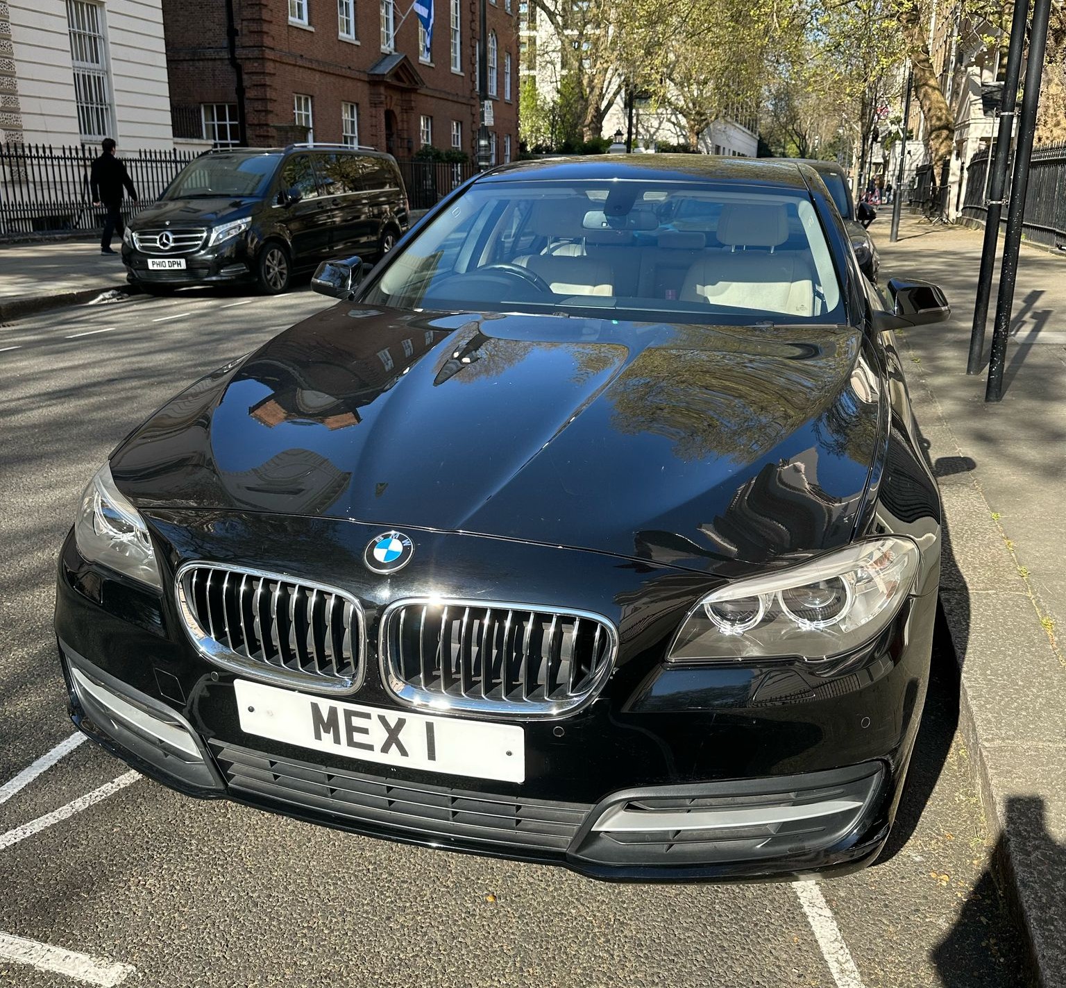 Embassy Diplomatic Flag UK Number Plate of Mexico - MEX 1