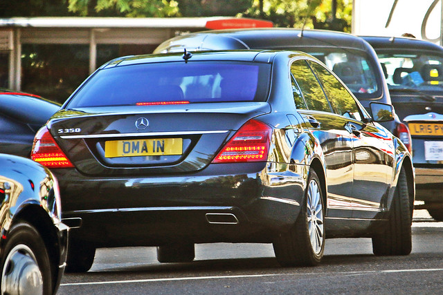Embassy Diplomatic Flag UK Number Plate of Oman - OMA 1N