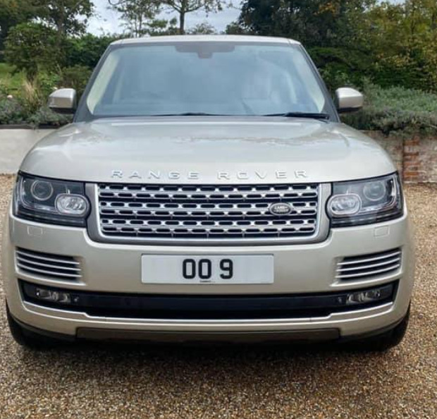 Number Plate All Number Look OO 9