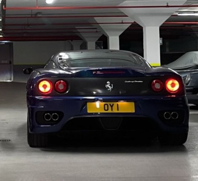 UK Number Plate OY 1