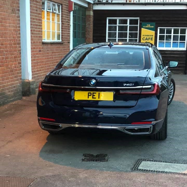 Embassy Diplomatic Flag UK Number Plate of Peru - PE 1