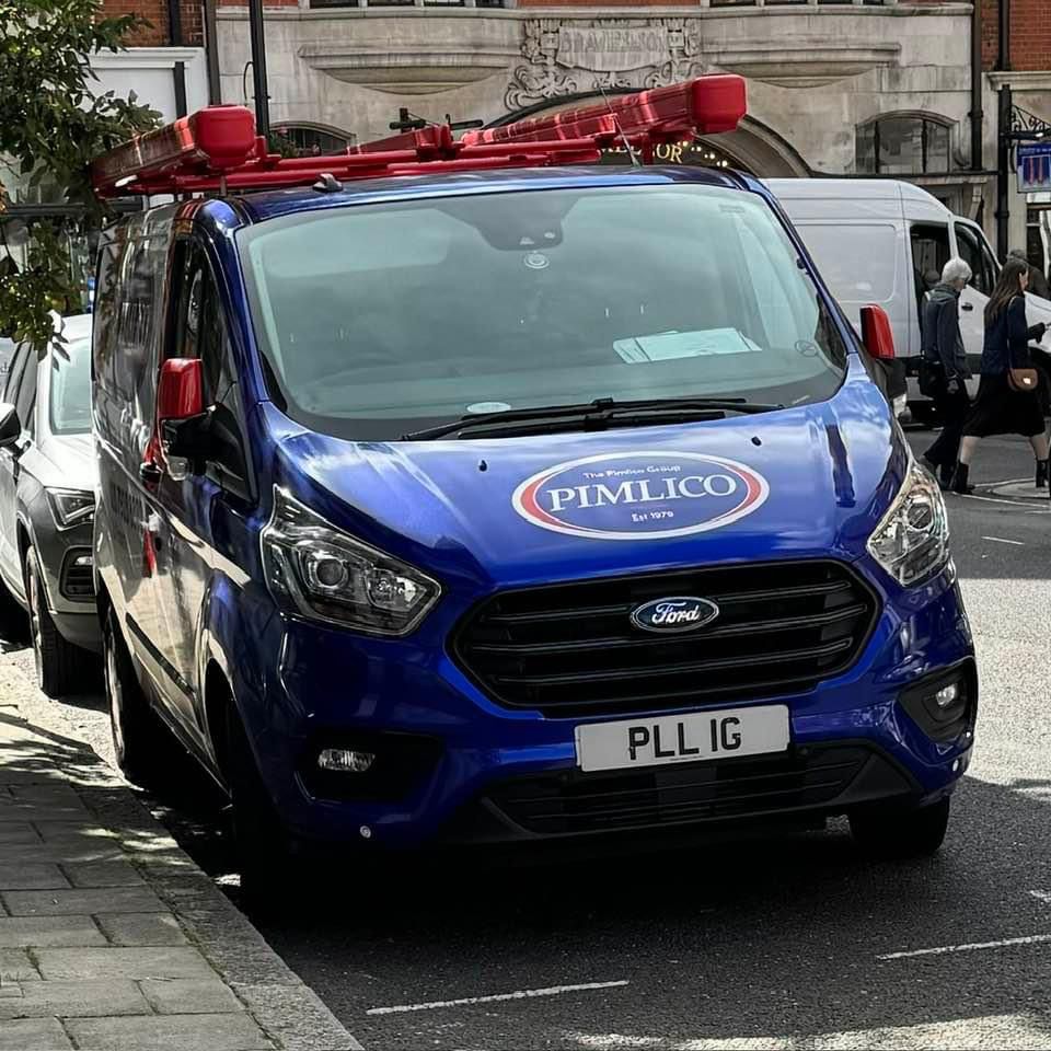 Pimlico Plumbers Number Plate PLL 1G