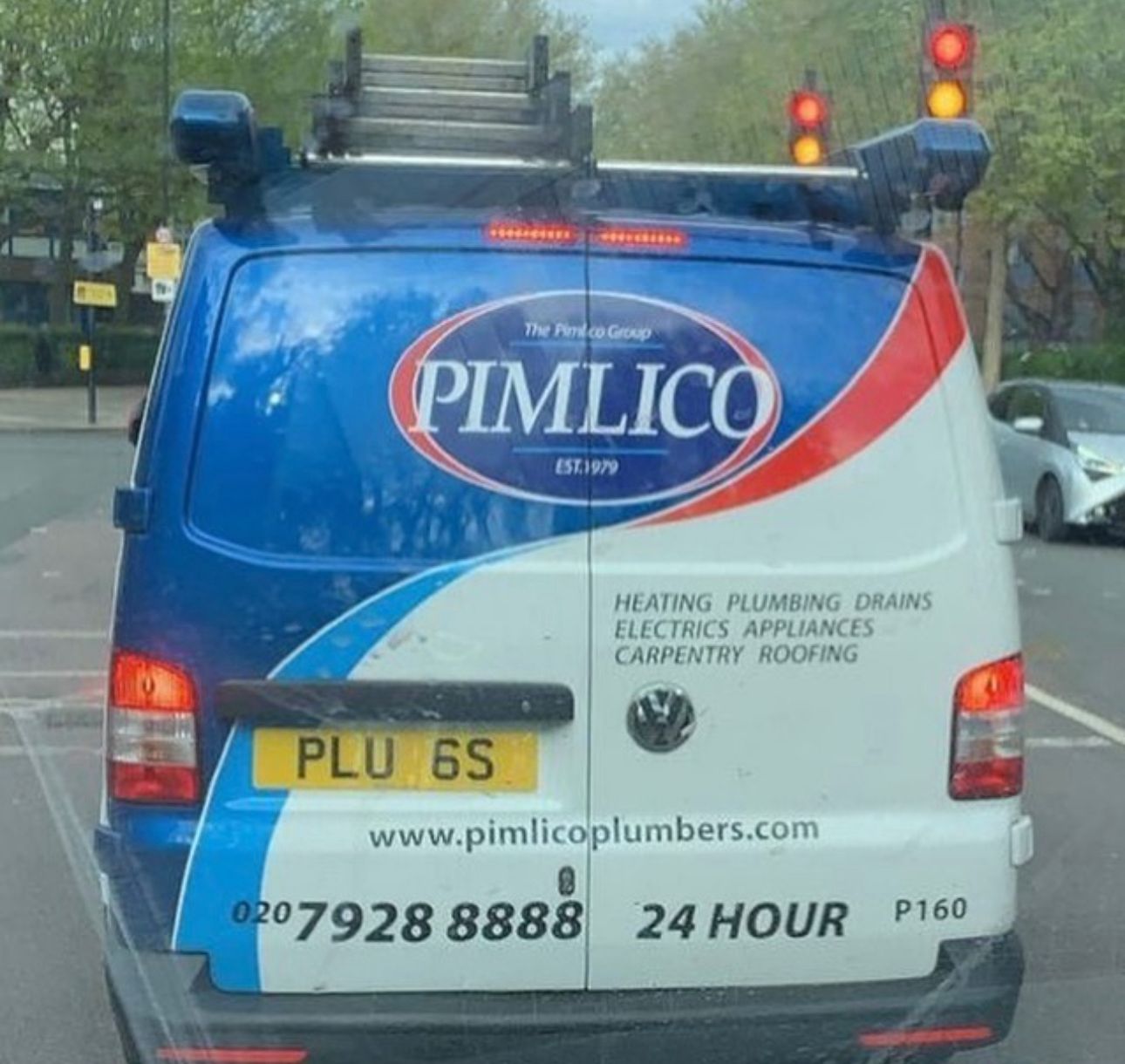 Pimlico Plumbers Number Plate PLU 6S