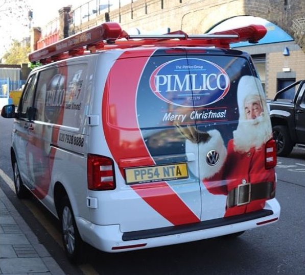 Pimlico Plumbers Number Plate PP54 NTA