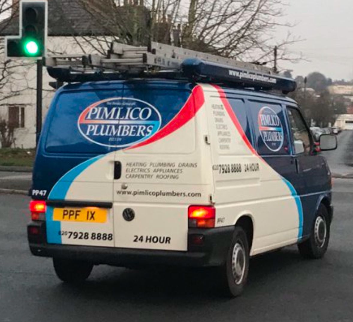 Pimlico Plumbers Number Plate PPF 1X