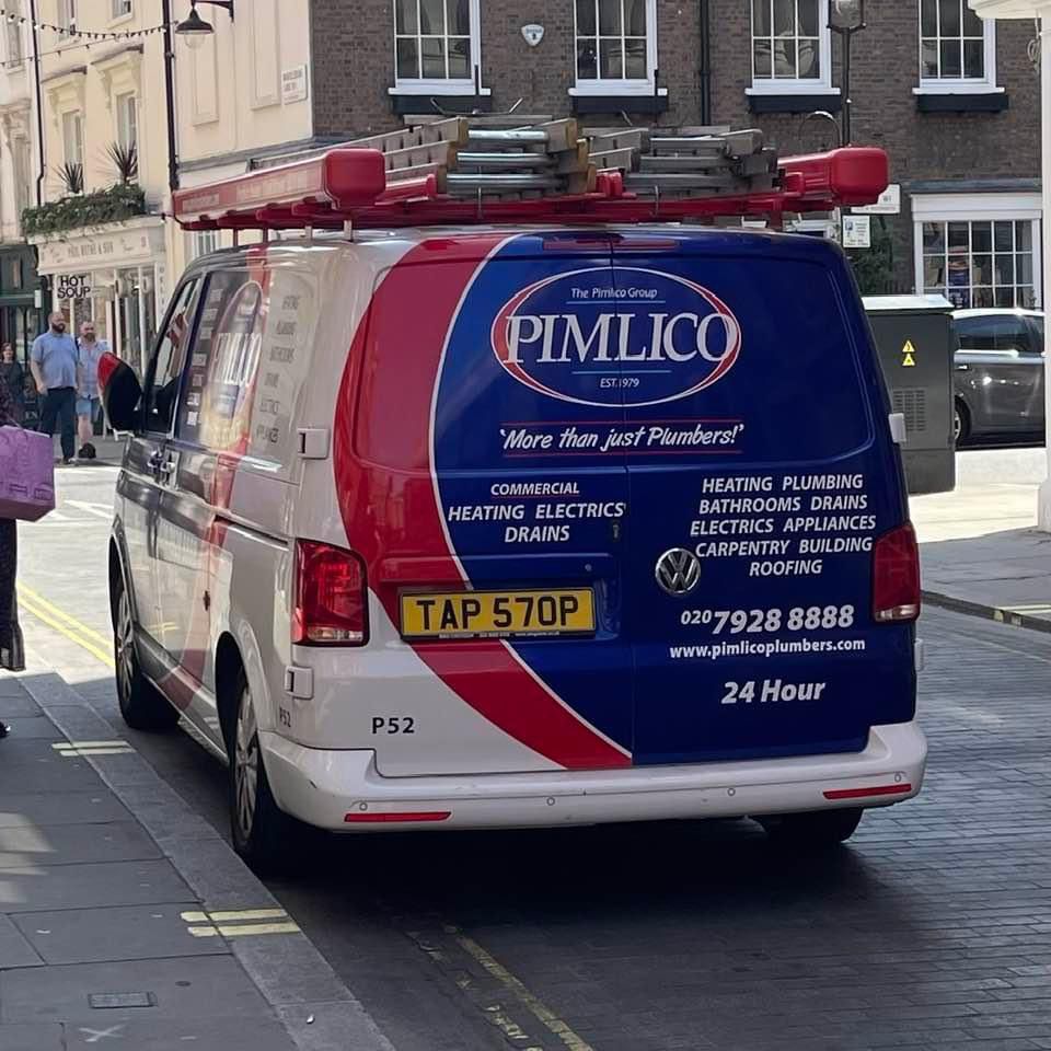 Pimlico Plumbers Number Plate TAP 570P