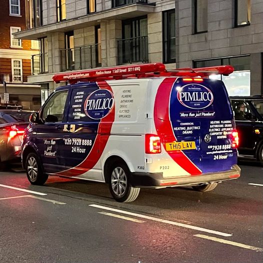 Pimlico Plumbers Number Plate TH15 LAV