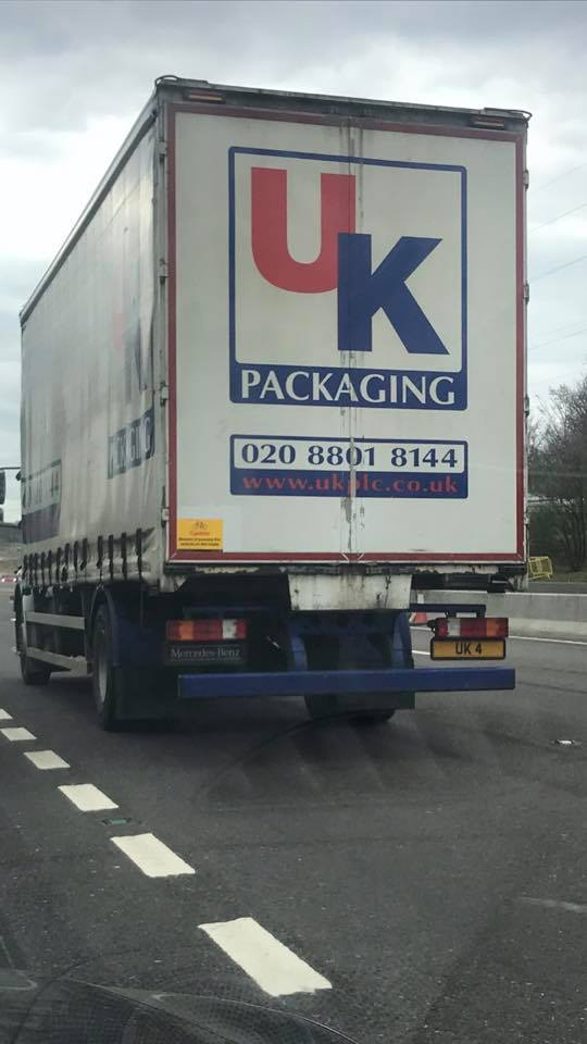 Number Plate UK Packaging PLC UK 4