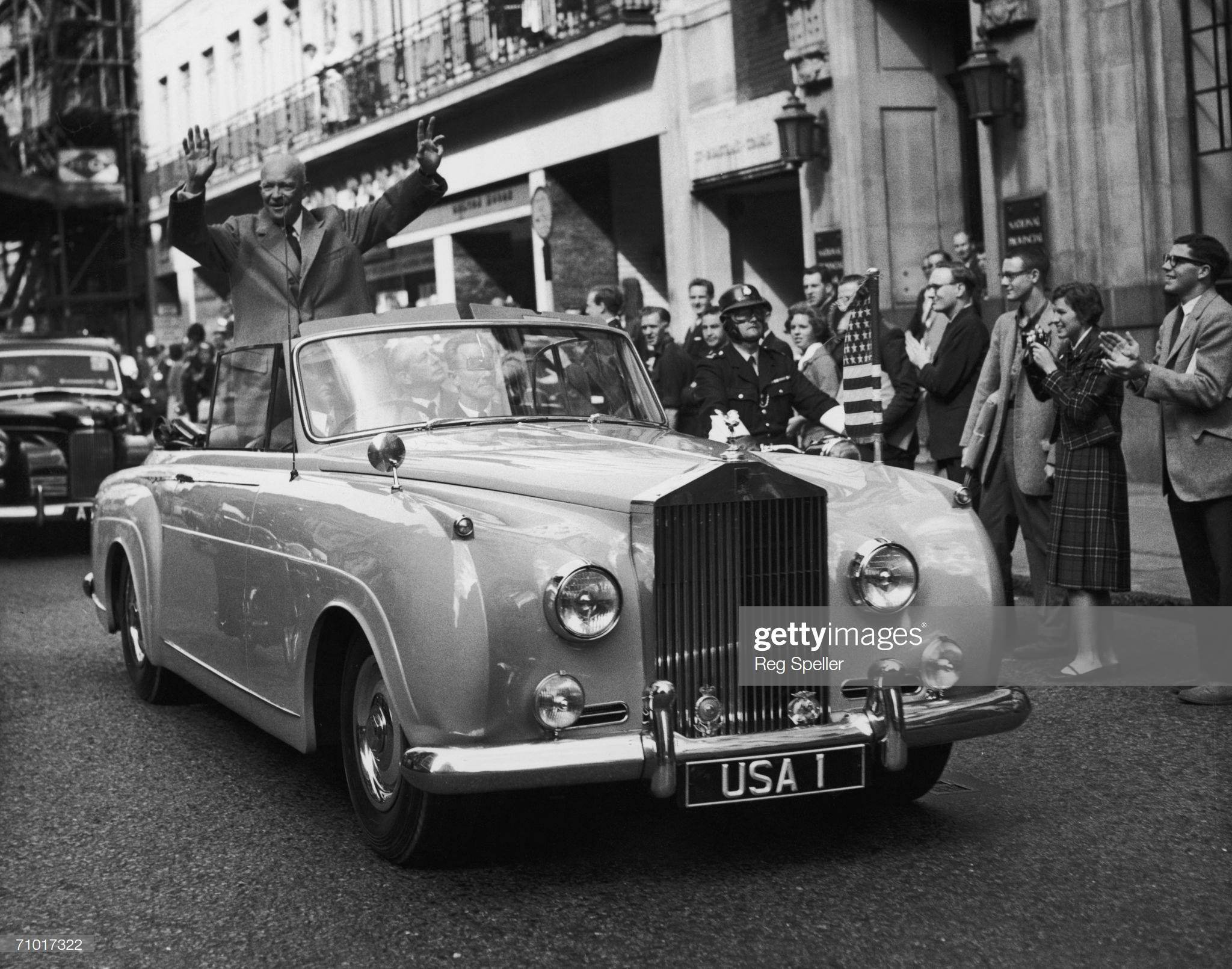 Embassy Diplomatic Flag UK Number Plate of The United States of America - USA 1
