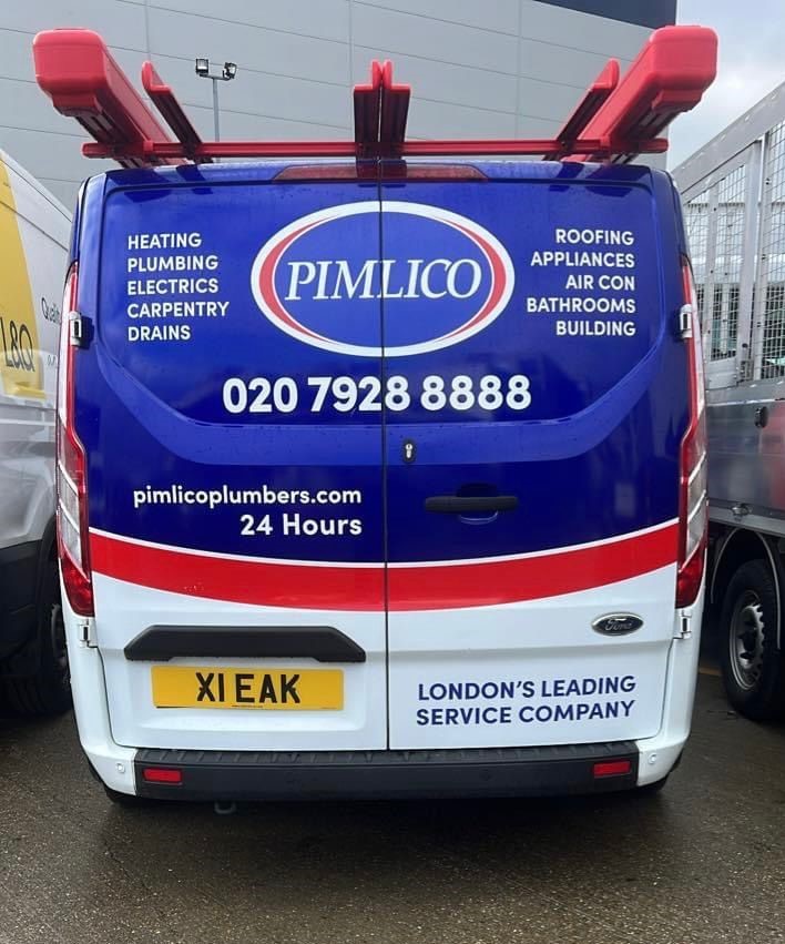 Pimlico Plumbers Number Plate X1 EAK